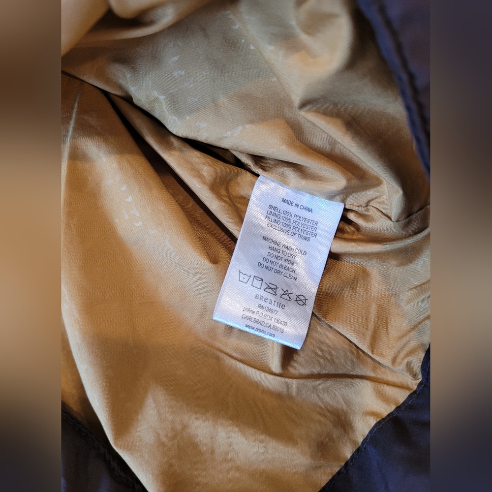 Prana Men's Quilted Jacket in Dark Brown - Picture 8 of 12